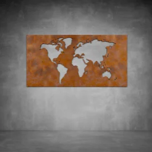 World Map Wall Art